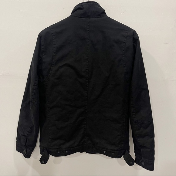 Levi’s Men’s Stand Collar Military Field Jacket Black Classic - Picture 4 of 12